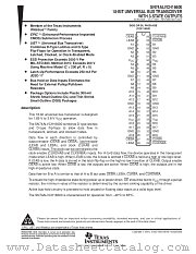 SN74ALVCH16600DGG datasheet pdf Texas Instruments