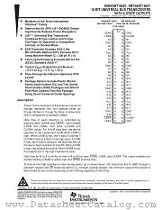 SN74ABT16501DGG datasheet pdf Texas Instruments