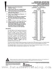 SN54ABT16952WD datasheet pdf Texas Instruments