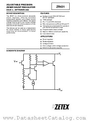 ZR431F01 datasheet pdf Zetex Semiconductors