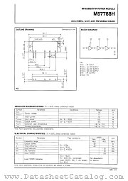 M57788 datasheet pdf Mitsubishi Electric Corporation