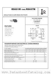 RS606 datasheet pdf Diodes