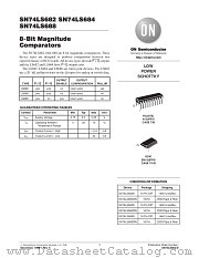 SN74LS684N datasheet pdf ON Semiconductor