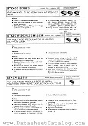 STK443 datasheet pdf SANYO