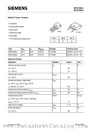 SPD21N05L datasheet pdf Siemens