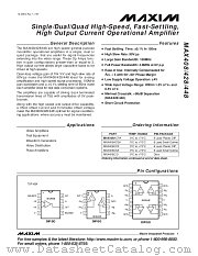 MAX428ACPA datasheet pdf MAXIM - Dallas Semiconductor