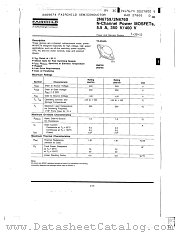 2N6759 datasheet pdf Fairchild Semiconductor