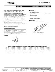 HGTG20N60B3D datasheet pdf Intersil