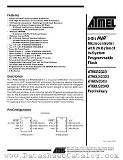 AT90LS2323-4SI datasheet pdf Atmel