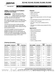 EL5263IY datasheet pdf Intersil