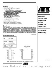 AT45DB080-TI datasheet pdf Atmel