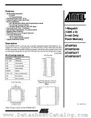 AT49F001-90JI datasheet pdf Atmel