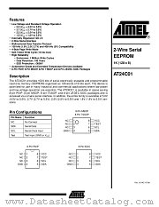 AT24C01-10SC-1.8 datasheet pdf Atmel