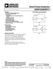 ADCMP370AKS-RL datasheet pdf Analog Devices