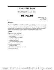 HM62256BLFP-5SLT datasheet pdf Hitachi Semiconductor