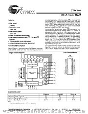 CY7C186-35 datasheet pdf Cypress