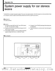 BA3918 datasheet pdf ROHM