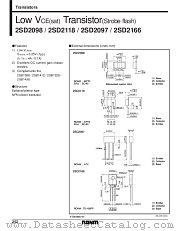 2SD2166 datasheet pdf ROHM