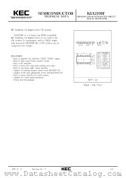 KIA2109F datasheet pdf Korea Electronics (KEC)