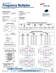 KC2-36 datasheet pdf Mini-Circuits