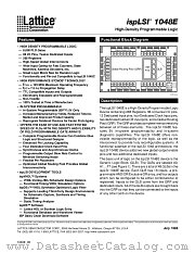 ISPL1048E-100LT datasheet pdf Lattice Semiconductor