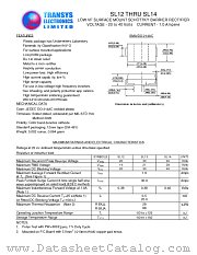 SL14 datasheet pdf TRSYS