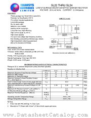 SL23 datasheet pdf TRSYS