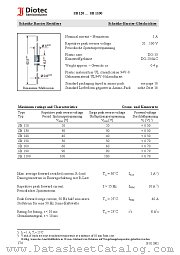 SB160 datasheet pdf Diotec Elektronische