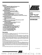 AT91M43300-12CI-1.8 datasheet pdf Atmel