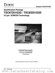 TSC83251G2D datasheet pdf TEMIC
