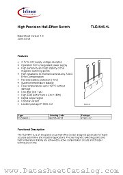 TLE4946-1L datasheet pdf Infineon