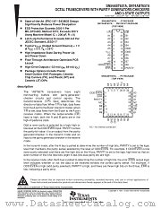 SN54ABT657A datasheet pdf Texas Instruments