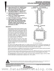 SN54ABT646AFK datasheet pdf Texas Instruments