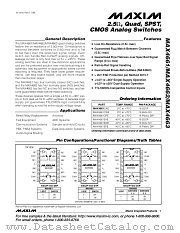 MAX4661CPE datasheet pdf MAXIM - Dallas Semiconductor