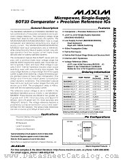 MAX9050BEUK-T datasheet pdf MAXIM - Dallas Semiconductor
