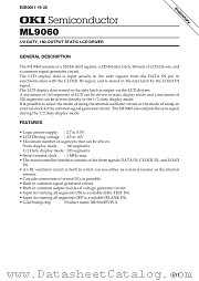 ML9060 datasheet pdf OKI electronic eomponets