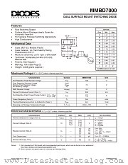 MMBD7000-7 datasheet pdf Diodes