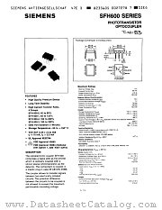 SFH600-3 datasheet pdf Siemens