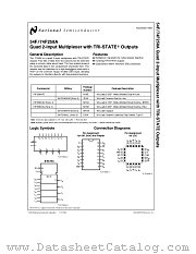 74F258APC datasheet pdf National Semiconductor