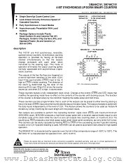 74HC191 datasheet pdf Texas Instruments