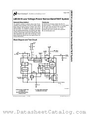 LM3661AM datasheet pdf National Semiconductor