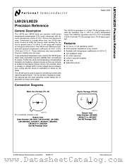 LM129CH datasheet pdf National Semiconductor