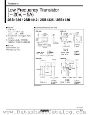 2SB1436 datasheet pdf ROHM