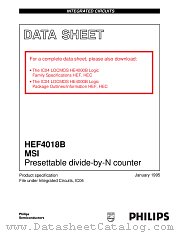 HEF4018B datasheet pdf Integrated Circuit Systems