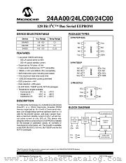 24C00IOT datasheet pdf Microchip