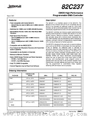 CD82C237-12 datasheet pdf Intersil