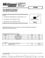 BFR90 datasheet pdf Microsemi
