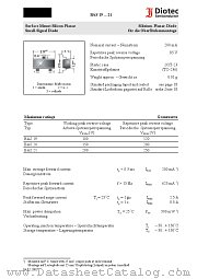 BAS21 datasheet pdf Diotec Elektronische