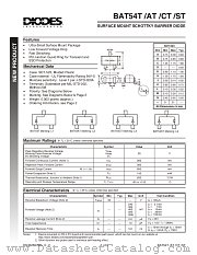 BAT54CT-7 datasheet pdf Diodes