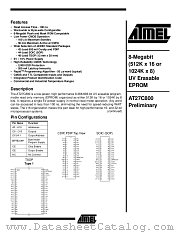 AT27C800-10RI datasheet pdf Atmel